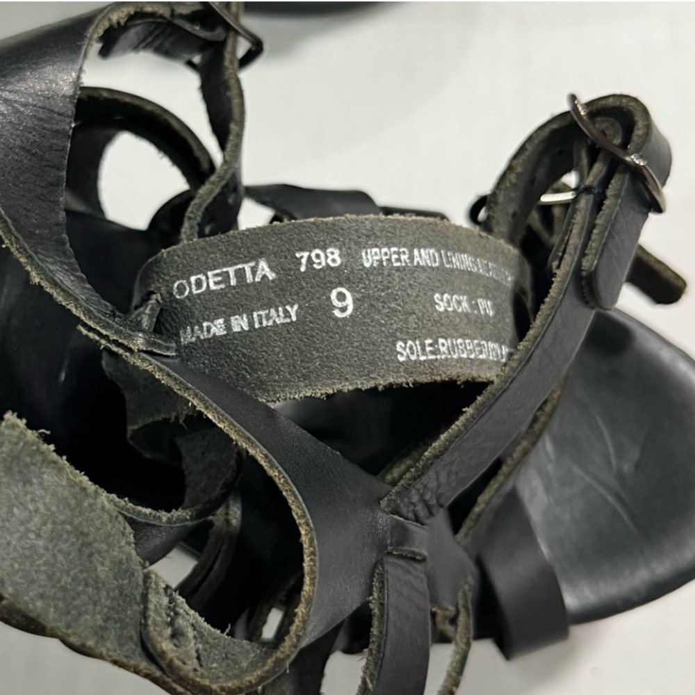 STEVE MADDEN MADE IN ITALY ODETTA LEATHER HEEL - Picture 16 of 16